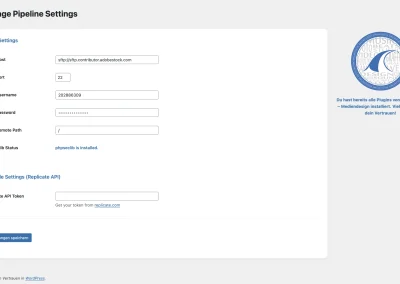 LS Image Pipeline Settings - Lake Stylez - Mediendesign